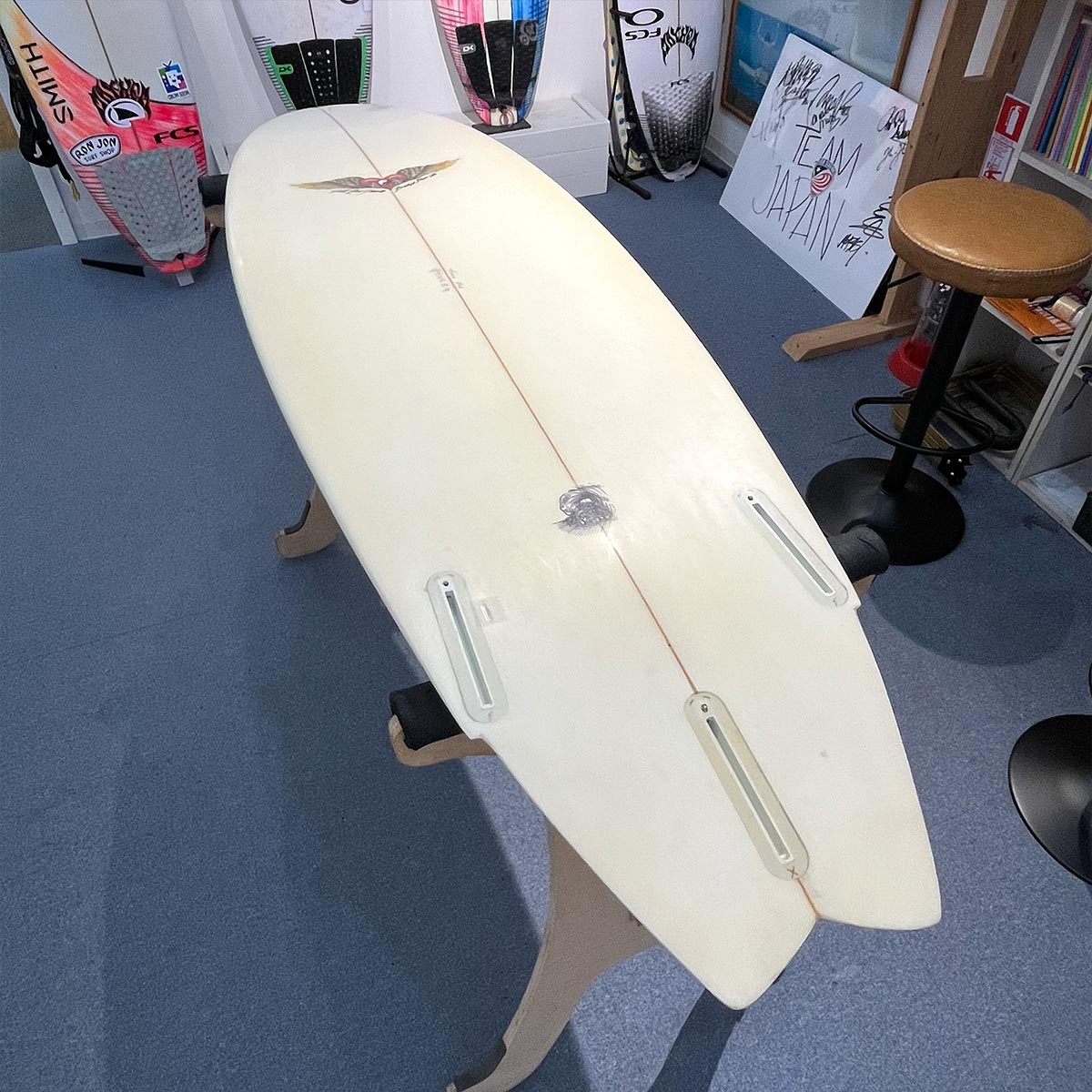 中古サーフボード Dick Van Straalen TWIN FIN 5'9 ディック・ヴァン