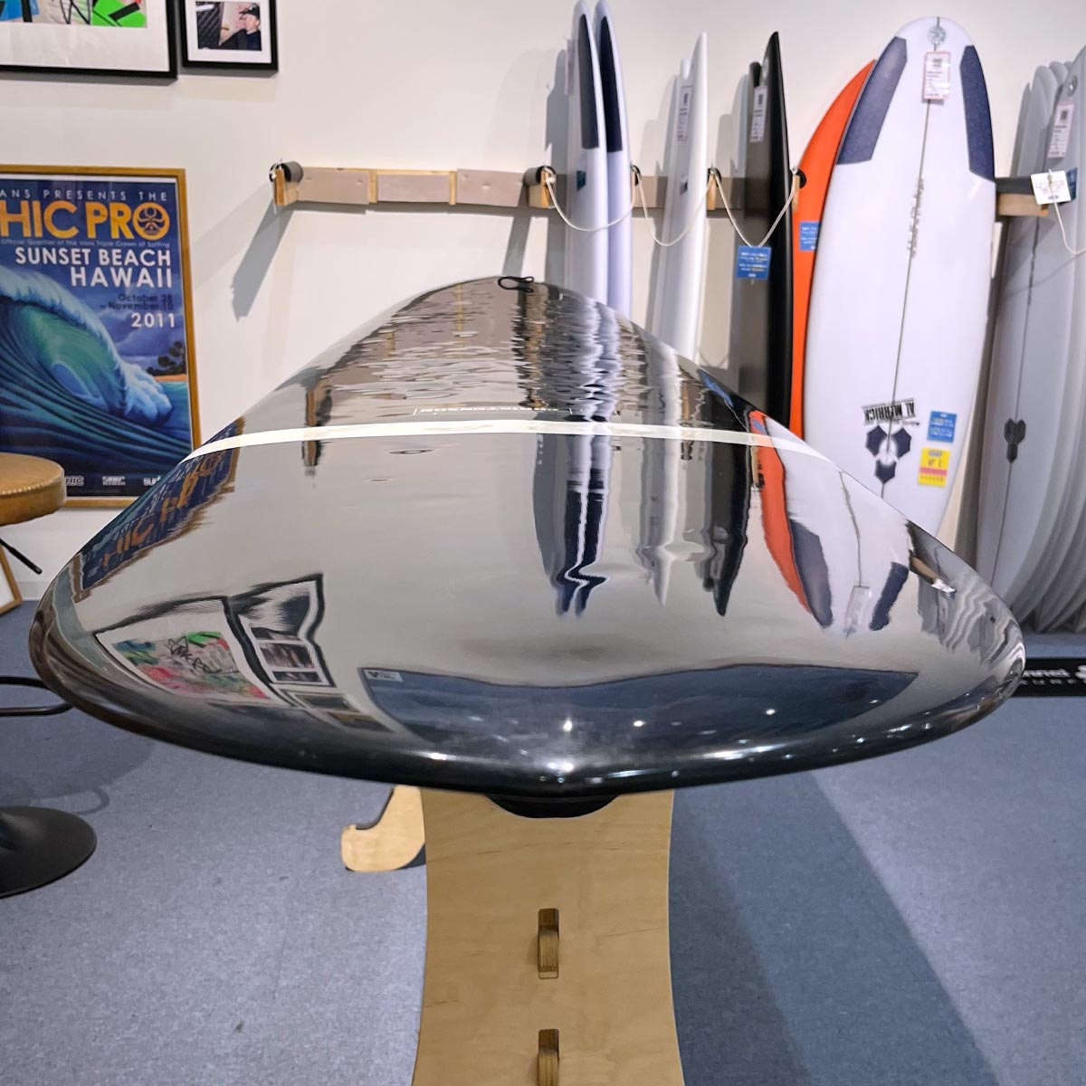 ロングボードフィン クリステンソン　ボラン9.0 中古 CHRISTENSON 9'2 ロングボード シングルフィン サーフボード