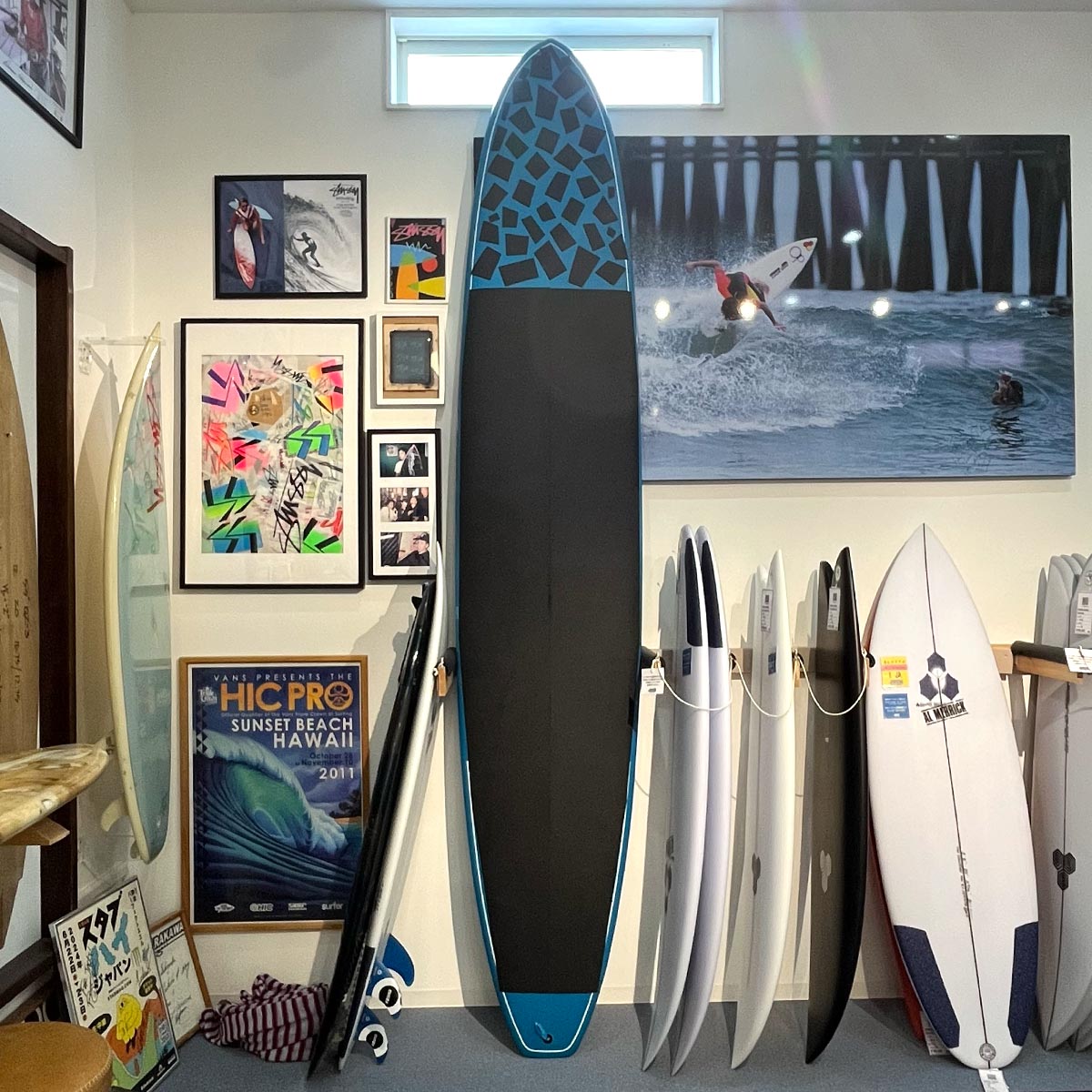 SURFTECH SURFBOARD 11'2 ���SUP�ܡ��� ���󥰥�ե��� ���Υǥ����� ��ź�����A ����å���������󥹥ݡ���
