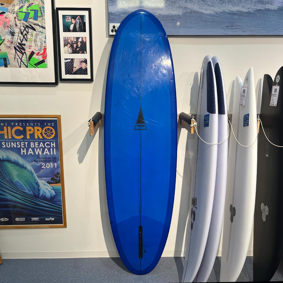 中古 HARBOUR SURFBOARD SPHERICAL REVOLVER 6'8 シングルフィン