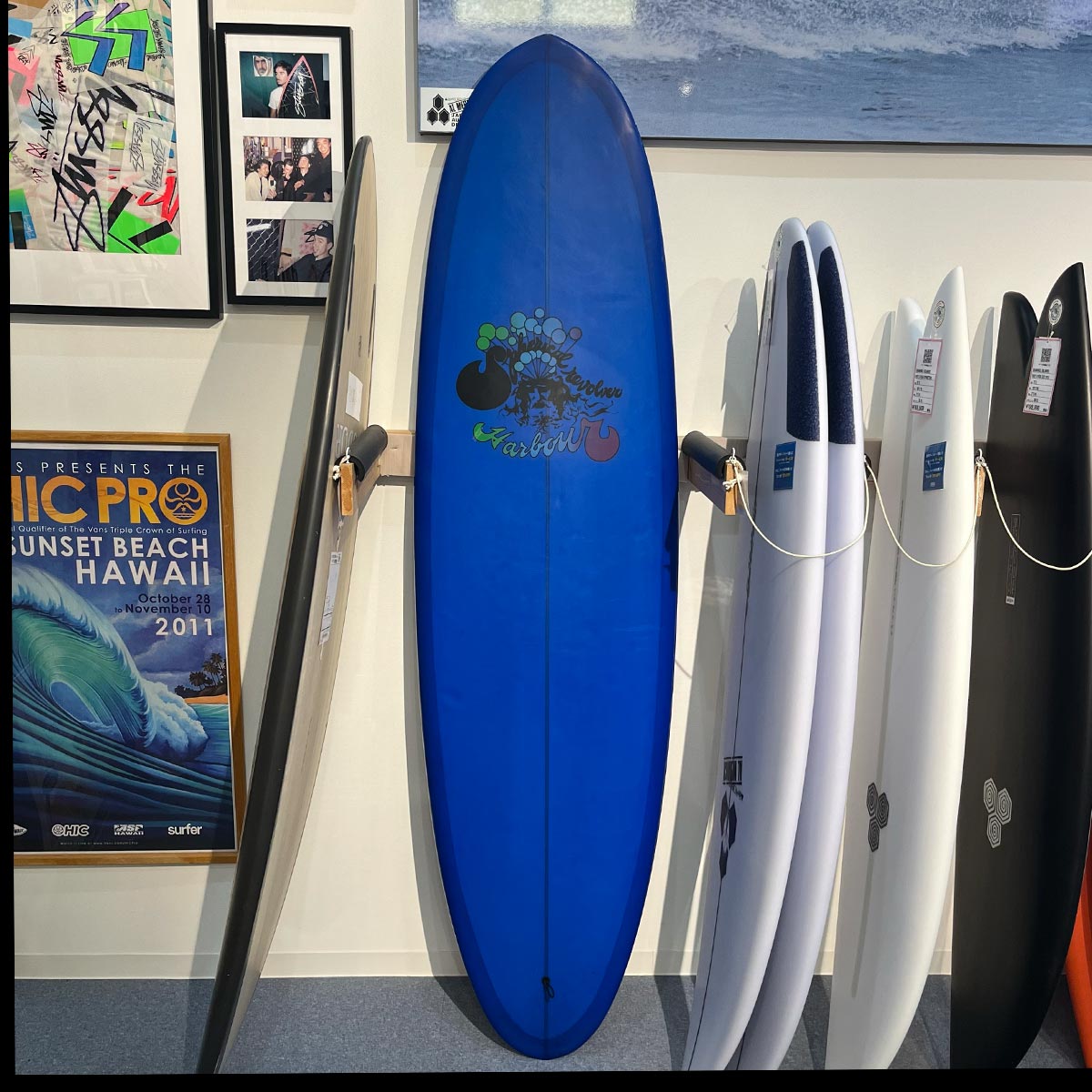 中古 HARBOUR SURFBOARD SPHERICAL REVOLVER 6'8 シングルフィン
