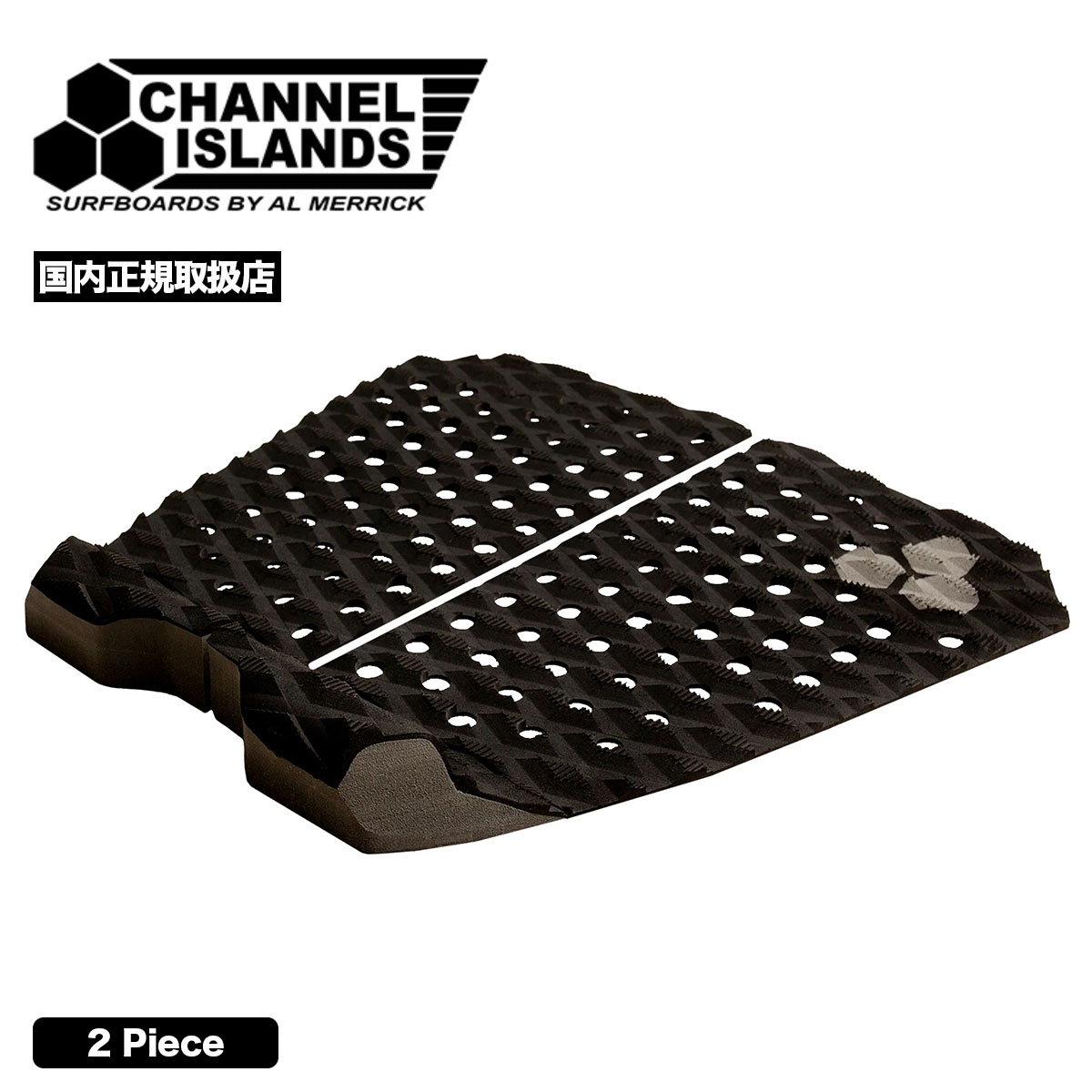 Channel Islands �����ͥ륢����� Factor XL 2 Piece Flat Traction Pad �����եܡ��� �ǥå��ѥå� 