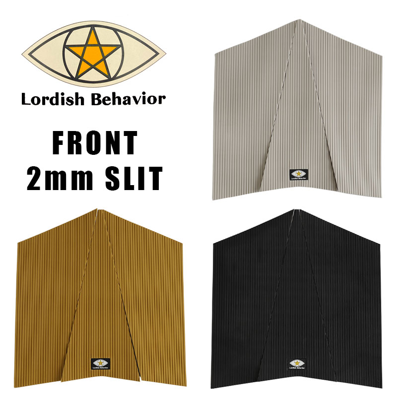 ローディッシュビヘイビア Lordish Behavior デッキパッド FRONT 2mm SLIT 3ピース サーフィン デッキパッチ トラクション パッド 大橋海人 ブランド【LB-0321021010】