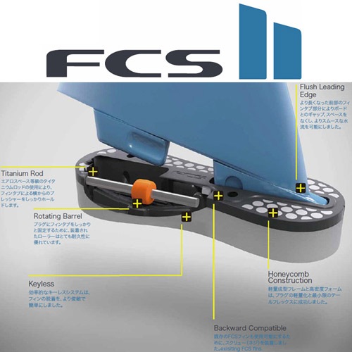 エフシーエス2 サーフボード フィン FCS2 ALMERRICK TRI FINS キッズ