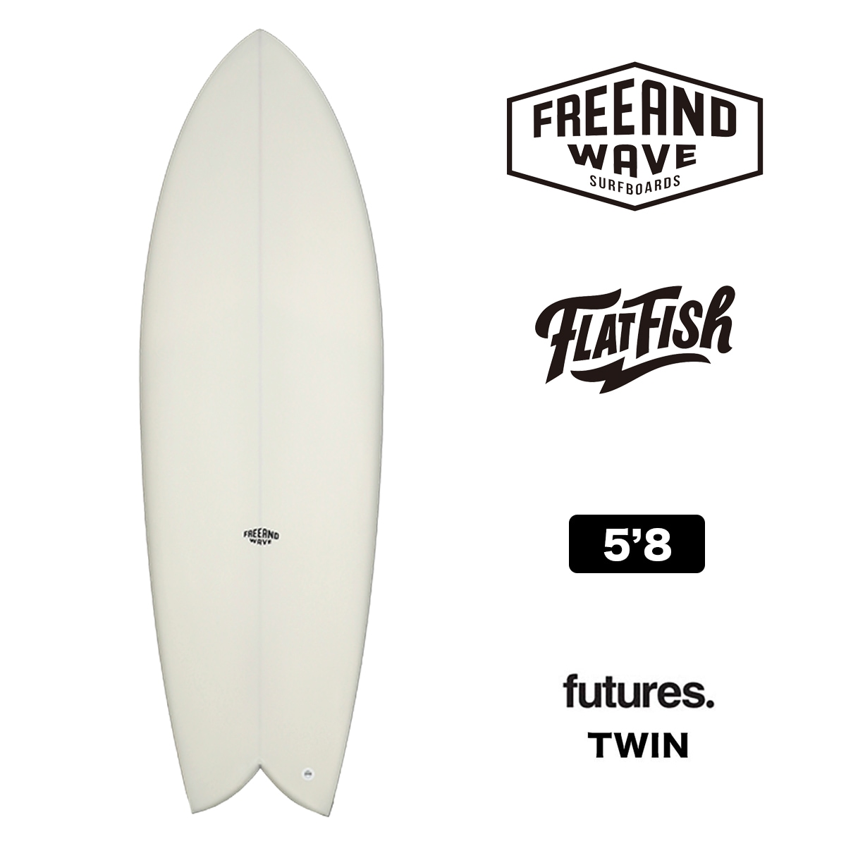 crew サーフボード フィッシュ 6.2 小波用サーフボード 着払い FREE AND WAVE FLAT FISH 5'8 フィッシュ サーフボード PU futures