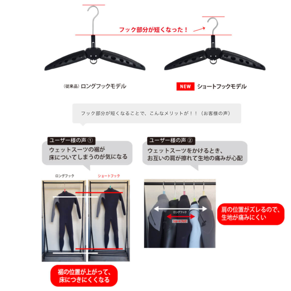 R2 WETSUITS HANGER R2ウェットスーツハンガー 日本製 ウェットスーツ