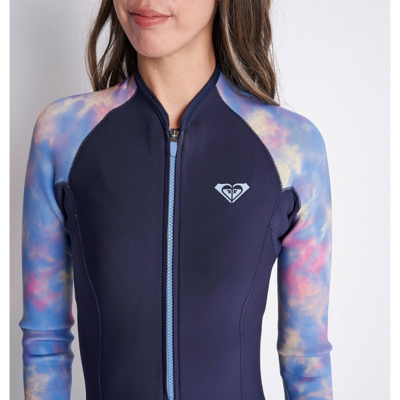 ロキシー レディース ウェットスーツ フルスール 2/2 POPSURF FZ FULLSUIT バックジップ 超軽量伸縮 M L 海 サーフィン  旅行 人気ブランド ROXY【RWT221901】-ジャックオーシャンスポーツ