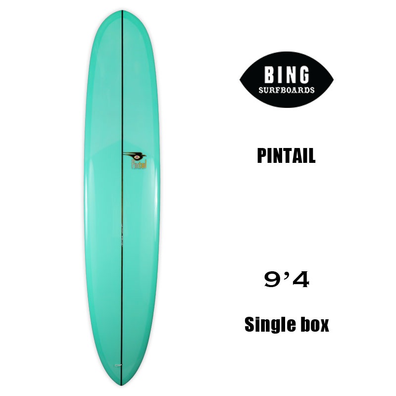 【30%OFF】サーフボード ロングボード ビングサーフボード BING SURFBOARDS PINTAIL ピンテール サイズ 9.4  シングルフィン ノーズライダー サーフィン グリーン 人気【17847】 -ジャックオーシャンスポーツ