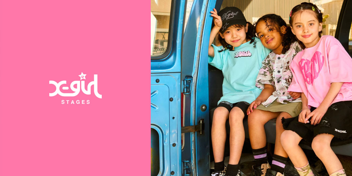 �Ҷ��� ���λ� X-girl Stages ���å� �ޥ����ߥ륺����ȾµT�����