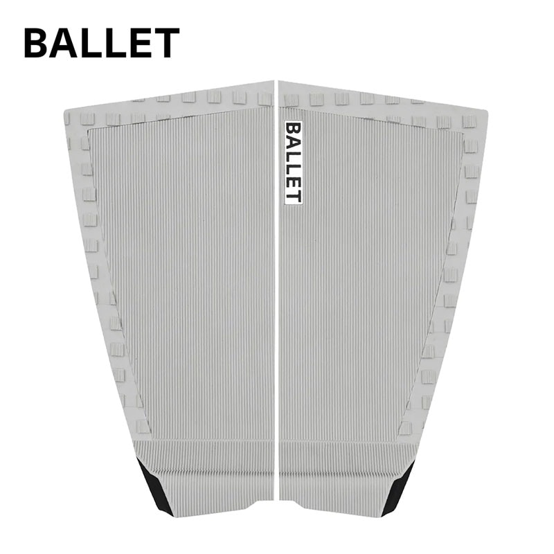 バレー デッキパッド 2ピース デッキパッチ 2パッド サーフィン サーフボード シンプル 人気 プロパッド グレー BALLET 02-PIECE  PRO PAD【CONCRETE-22】-ジャックオーシャンスポーツ