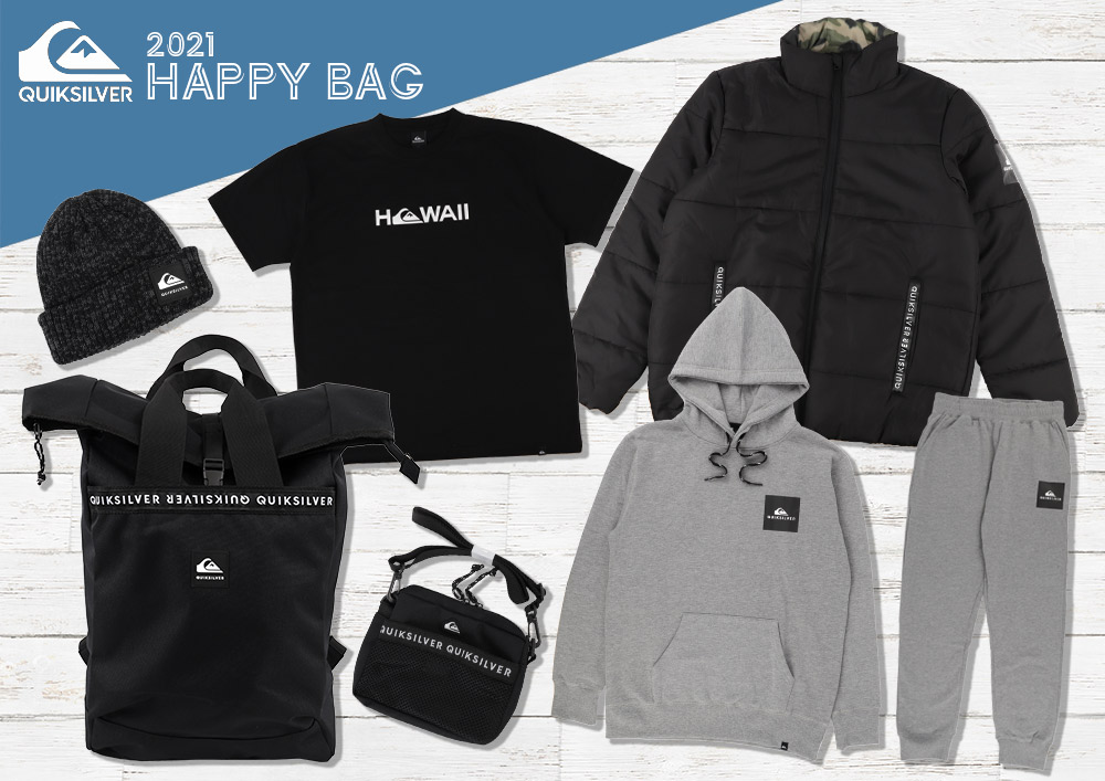 数量限定 21年 Qz 新春福袋 Quiksilver Br クイックシルバー Br Happy Bag Qs All Br サイズ M L ７点セット Br メンズ 21 お正月 お楽しみ袋 ハッピーバッグ 元旦 初売り 服 福袋 ジャックオーシャンスポーツ