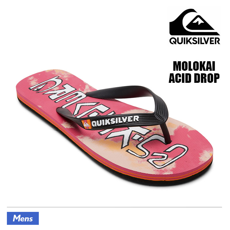 QUIKSILVER クイックシルバー メンズ ビーチサンダル MOLOKAI ACID