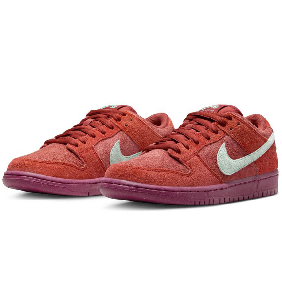 【お一人様1点限り】NIKE SB ナイキエスビー DUNK LOW PRO PRM ダンク ロー プロ プレミアム “ミスティックレッド アンド  ローズウッド”【DV5429-601】-ジャックオーシャンスポーツ