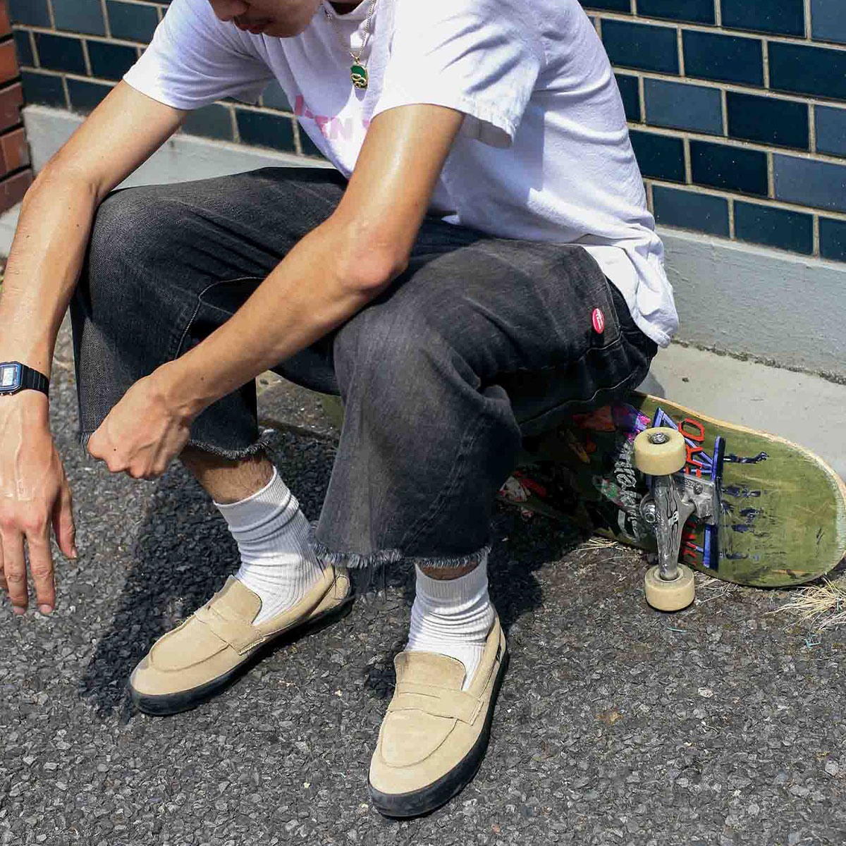 ヴァンズ バンズ スケート ローファー メンズ 26.5 27.0 27.5 28.0cm