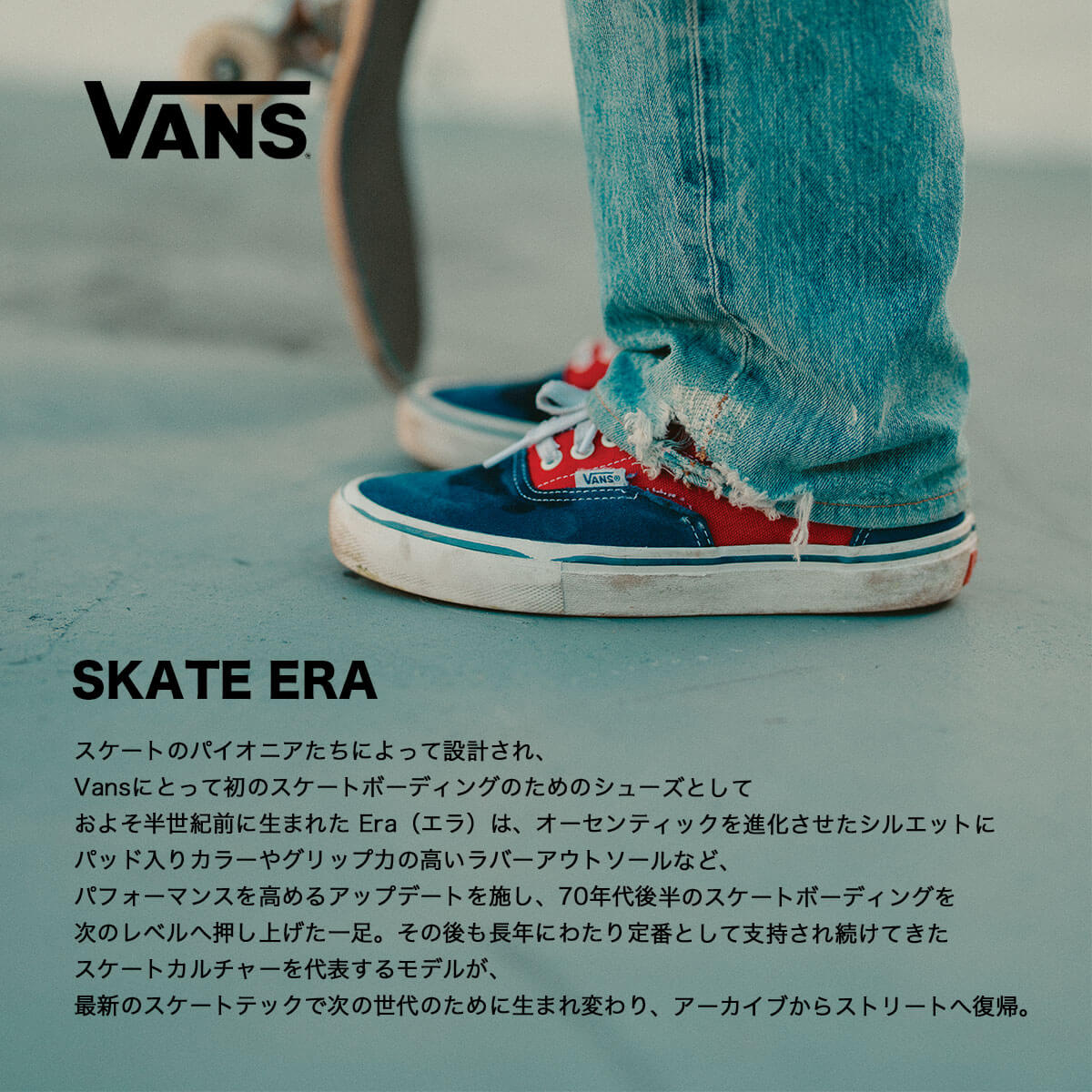 VANS | SKATE ERA【VN000ECRCL1 / VN000ECR3QG / VN000ECRBA2】(JACKの