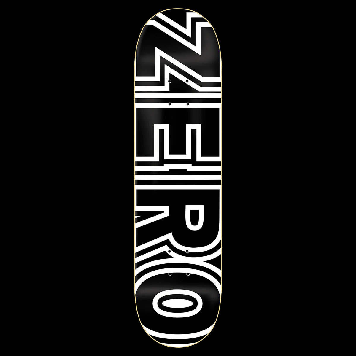 ゼロ スケートボード スケボー デッキ 7.75inc 8.0inc ロゴ ブラック JAMIE THOMAS スケートデッキ 人気ブランド ZERO  | BOLD CLASSIC 02【ZE-10002】-ジャックオーシャンスポーツ