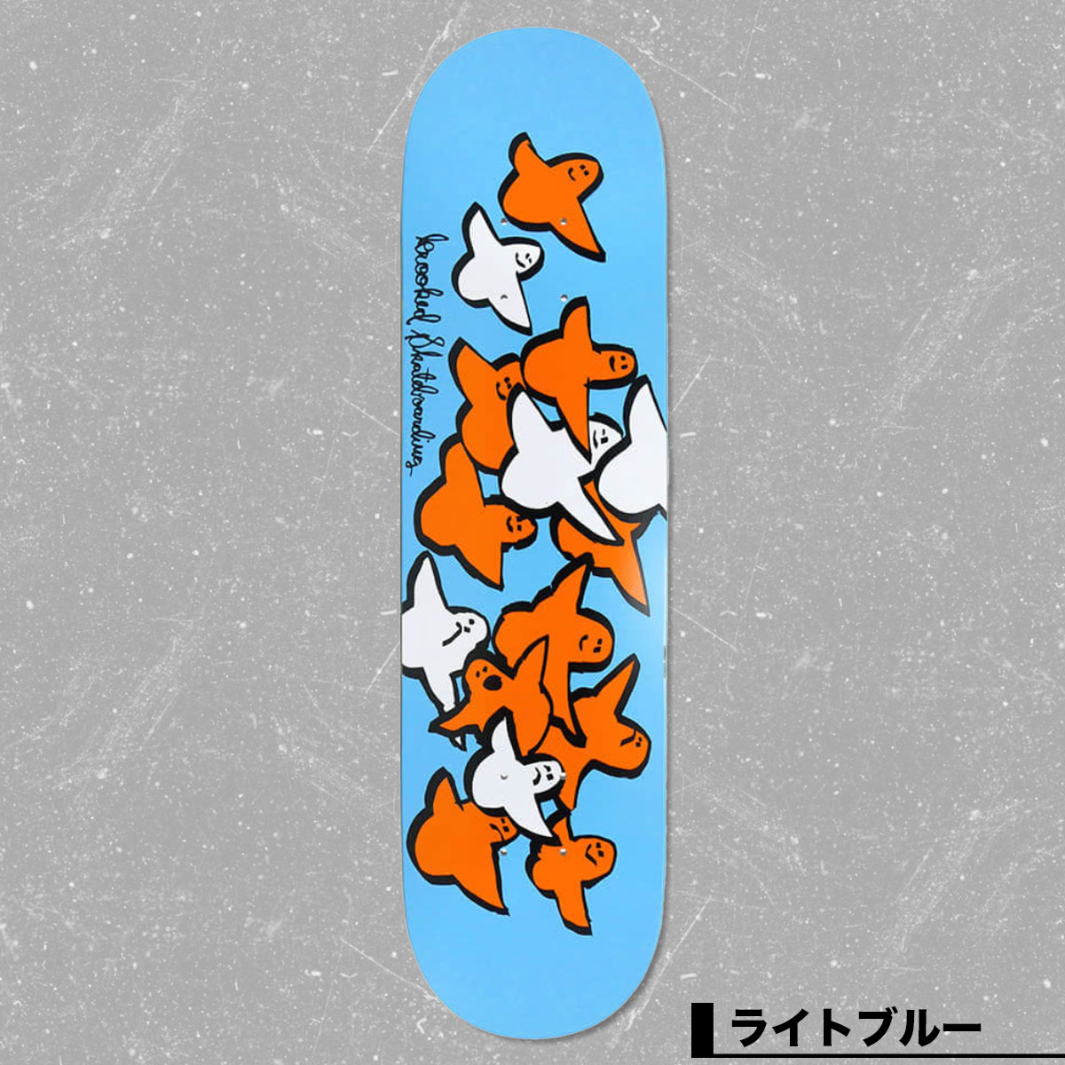 yardsale デッキ　ec melodi punkandyo クルキッド スケートボード スケボー デッキ 7.3inc キッズ 子供