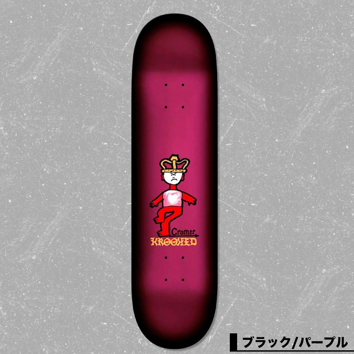 クルキッド スケートボード スケボー デッキ 8.06inc スケートデッキ