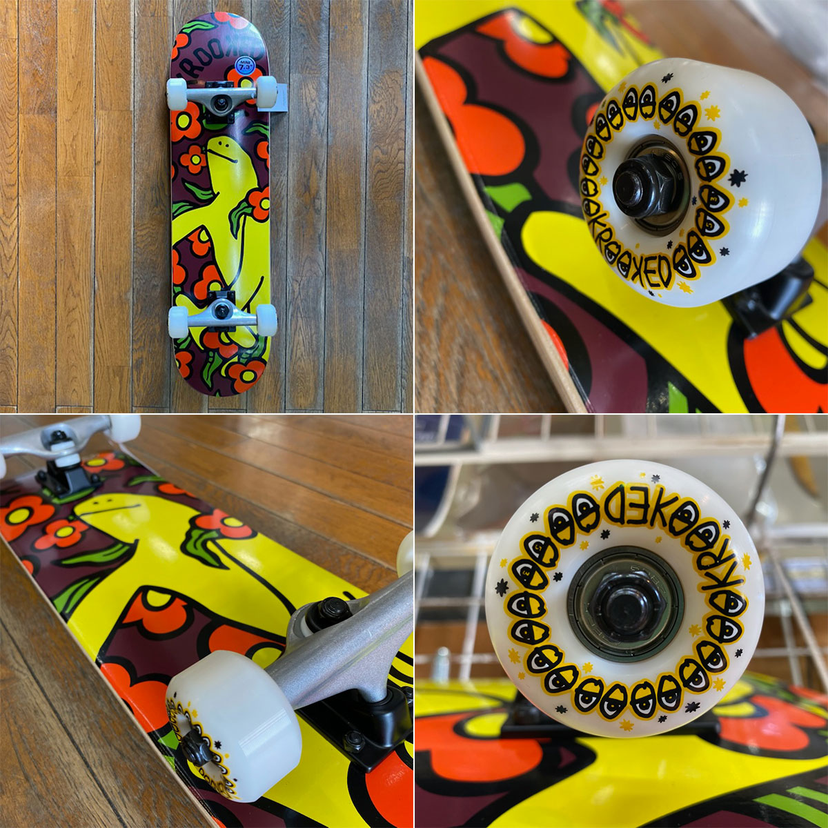 KROOKED スケートボード コンプリート KROOKED BIRDS COMPLETE コンプリート 7.3 7.75 8.06 8.25 inch