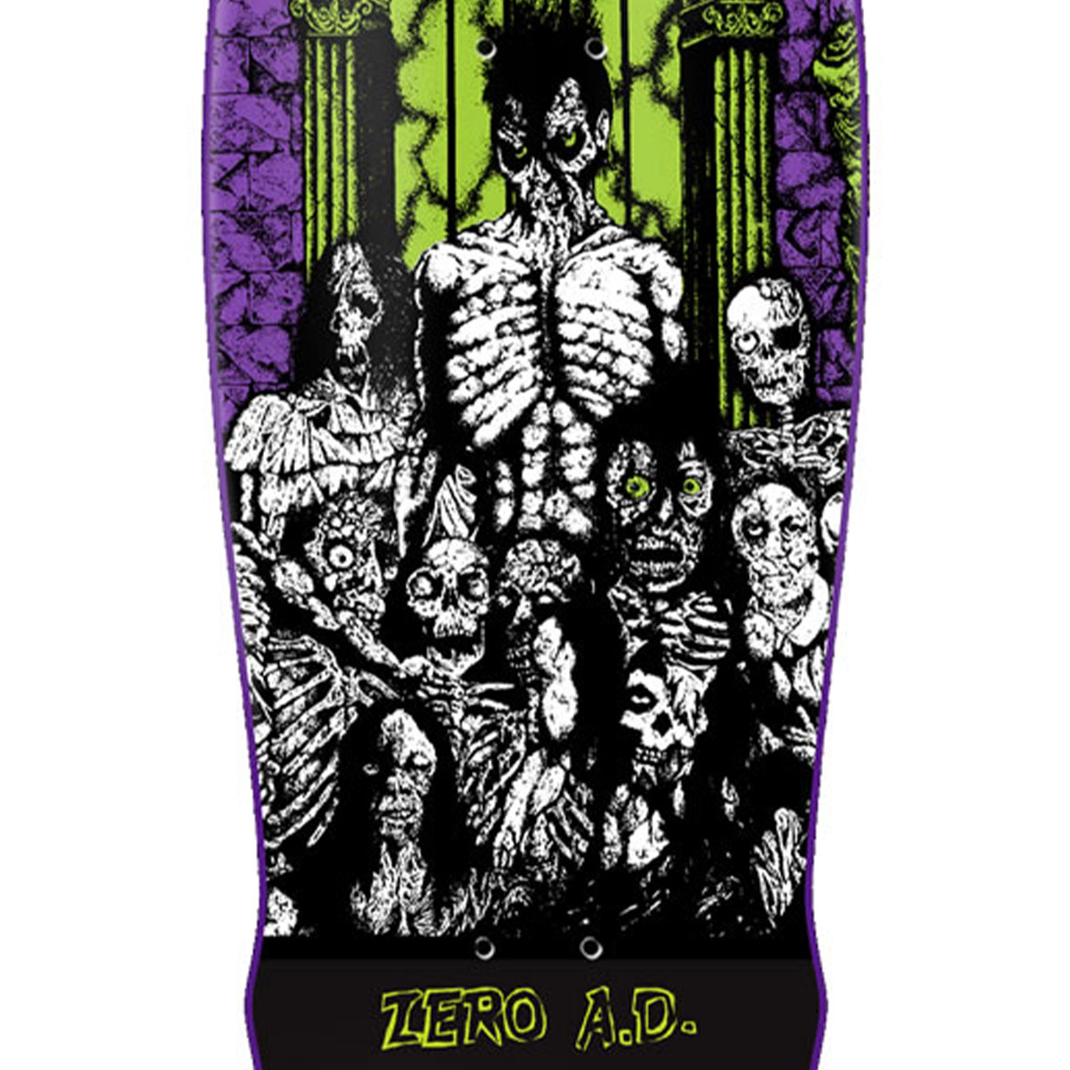 over print スケートボードデッキ ZERO ゼロ スケートボード スケボー デッキ チームロゴ 8.25inch