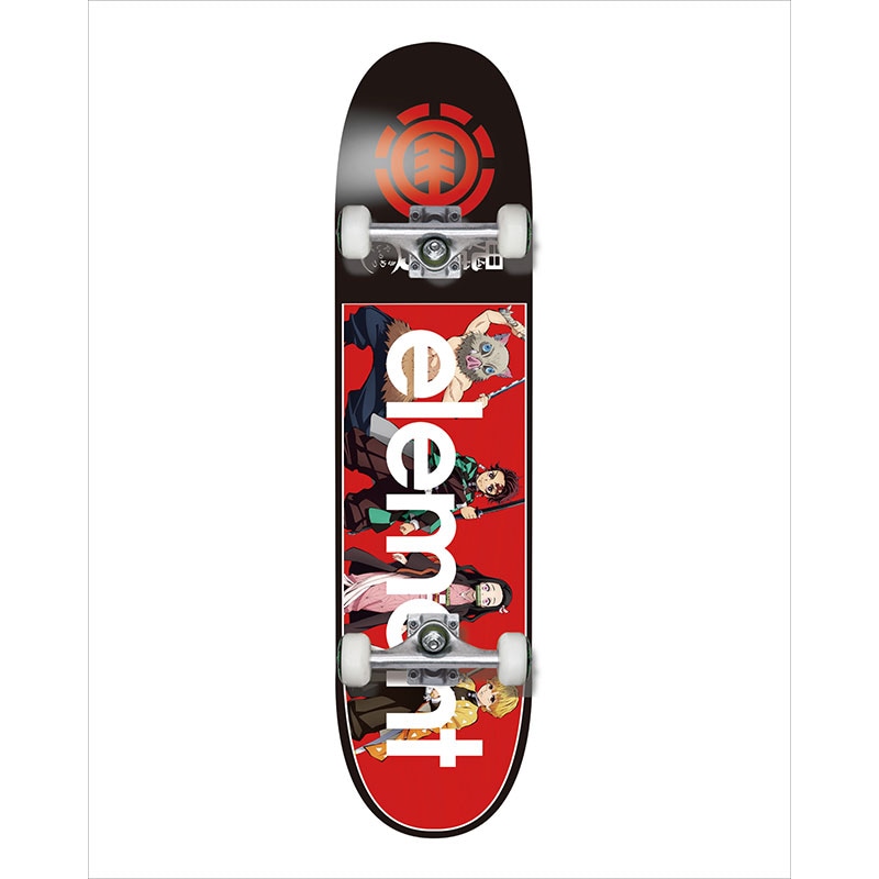 【アウトレット】 鬼滅の刃 x エレメント スケートボード コンプリート セット 初心者 スケボー ELEMENT SKATEBOARD  KIMETSU A COMP 8.0INC おすすめ 人気 アニメ コラボ【BB027444】-ジャックオーシャンスポーツ