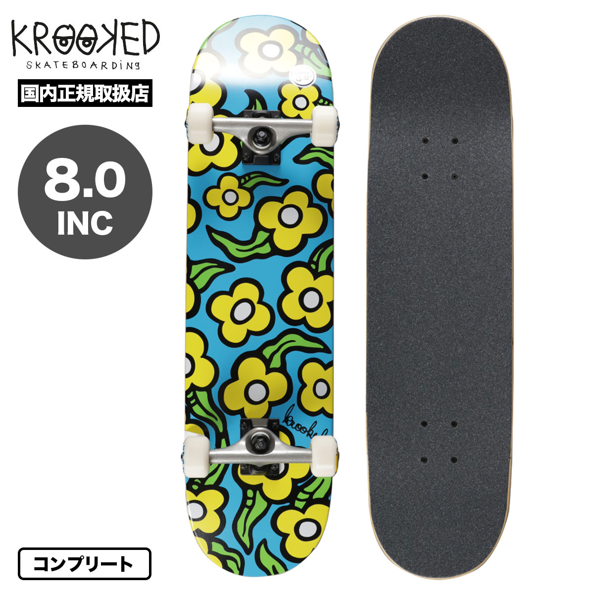 krooked スケートボード（コンプリート） 人気ショップ 8060円 feeds