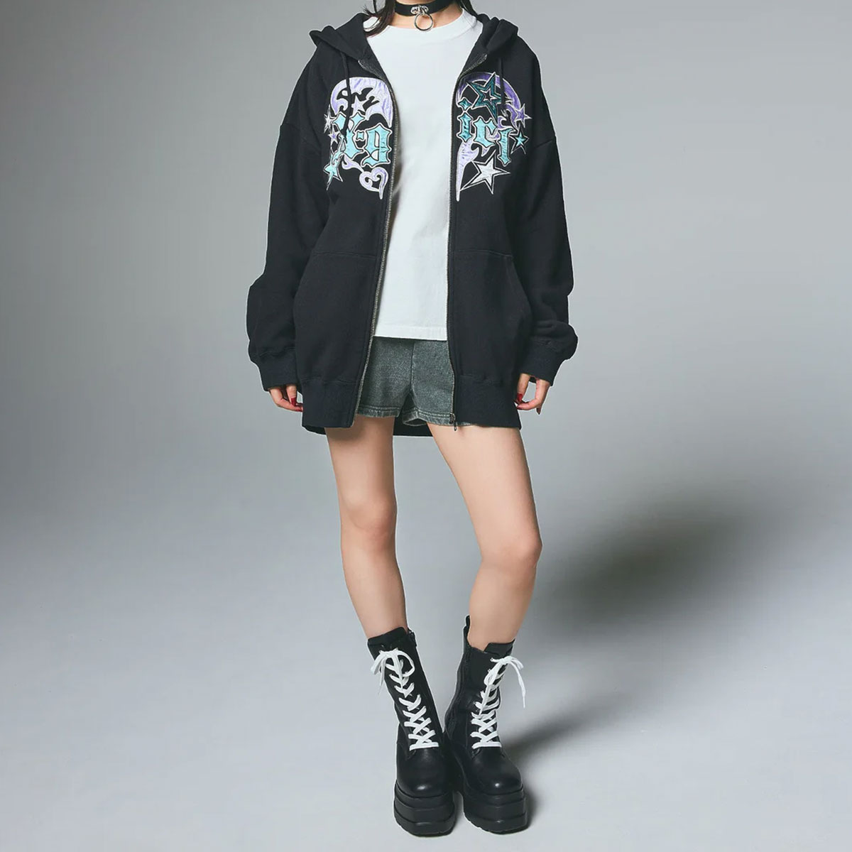 エックスガール レディース スウェットショートパンツ ロゴ 全2色 S M