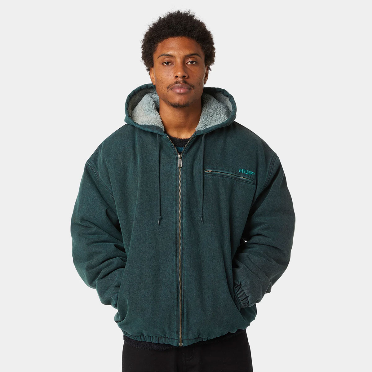 HUF ハフ ジャケット アウター フード メンズ レディース L スケート