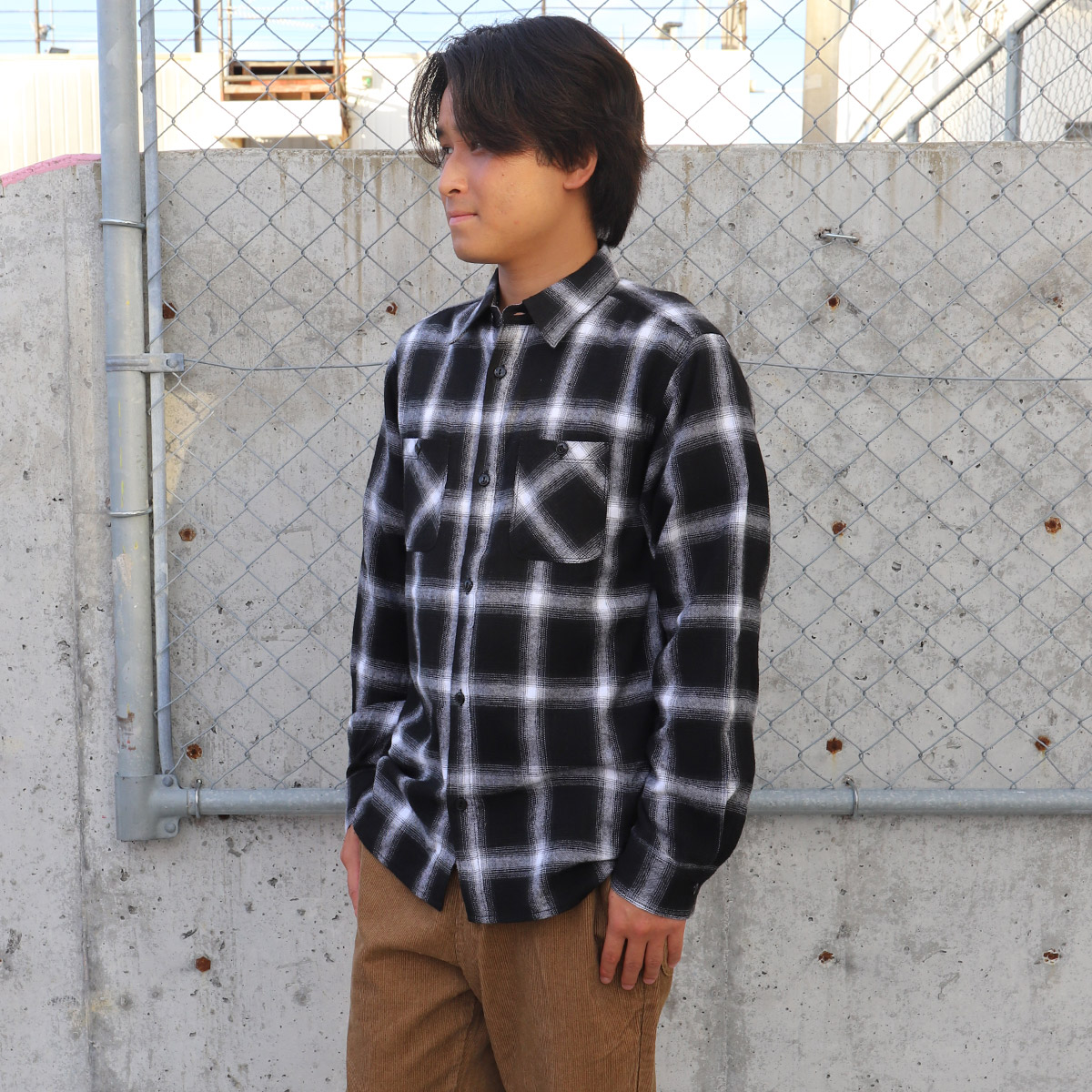 FIVE BROTHER ファイブブラザー ライト フランネル シャツ メンズ