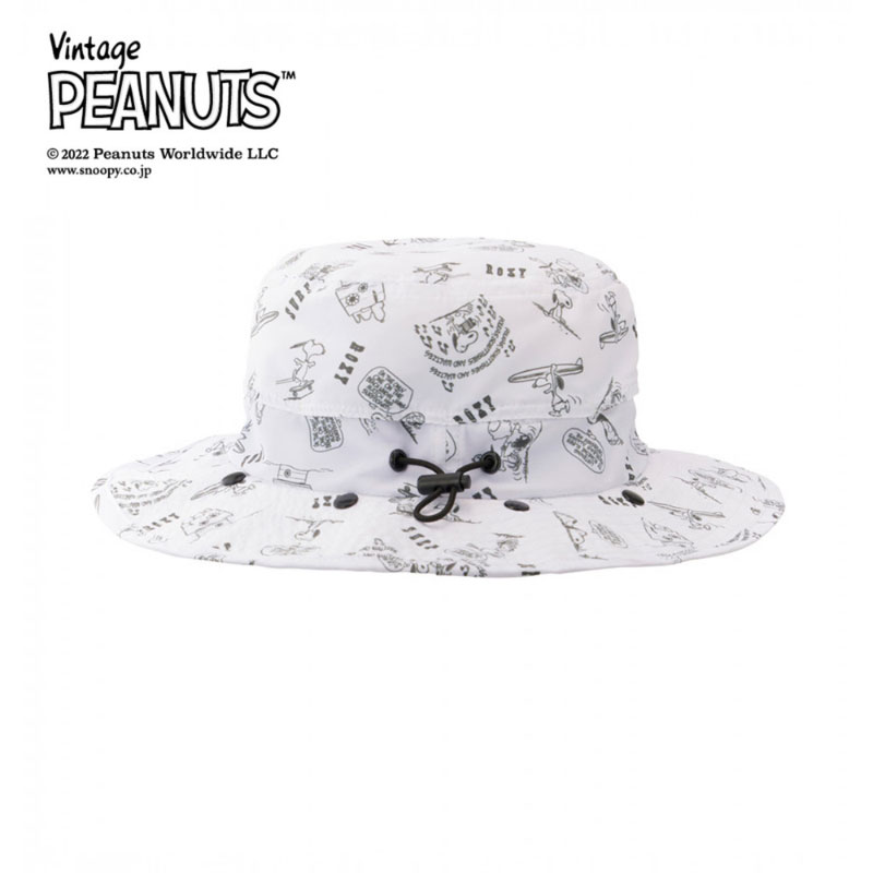 ロキシー｜レディース サーフキャップ・ハット PEANUTS UV SURFCAMP HAT スヌーピー 帽子 UVカット 全3色 夏 海 プール  旅行 人気ブランド ROXY【RSA222751】