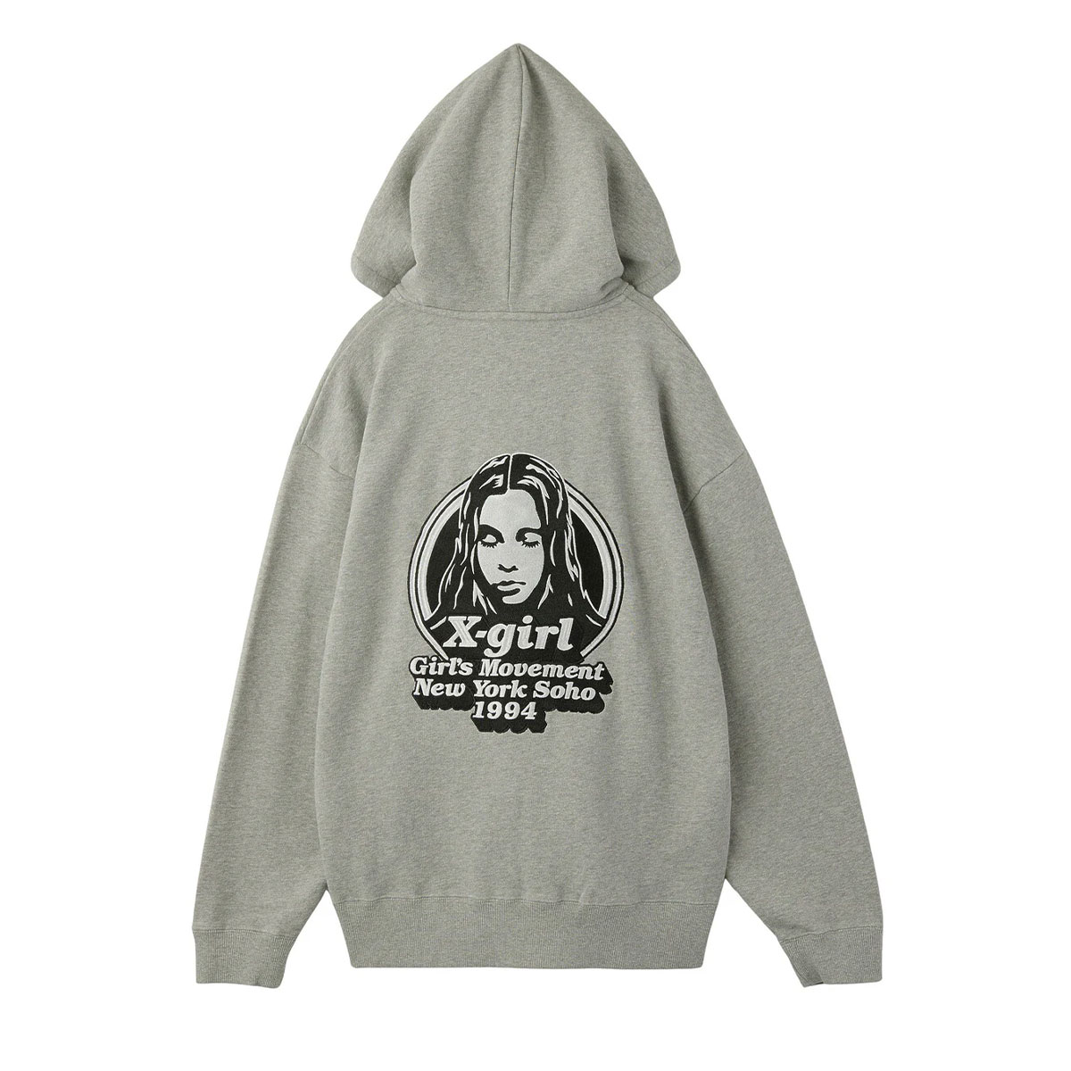 エックスガール レディース フルジップパーカー スウェット