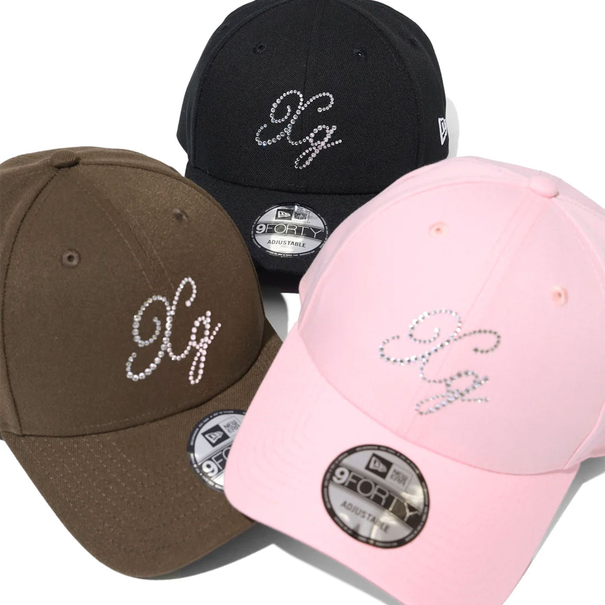 X-girl × NEW ERA 9FORTY RHINESTONE LOGO CAP エックスガール