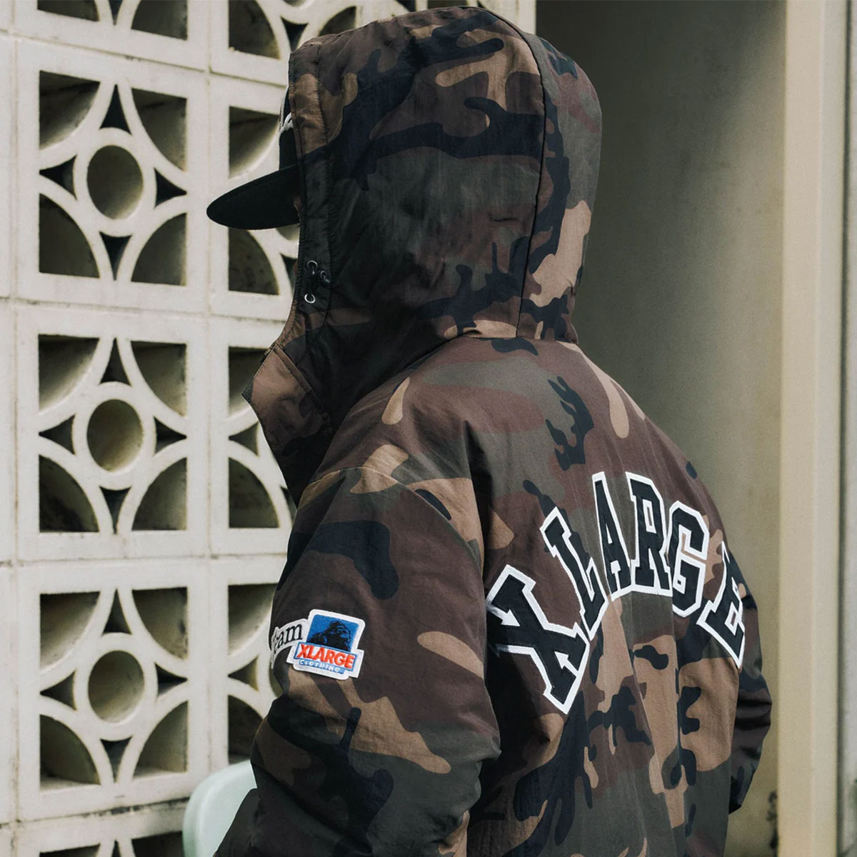 エクストララージ メンズ ナイロンパファージャケット アウター 全4色