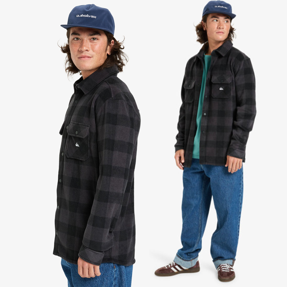 QUIKSILVER ネイビー チェック柄 ジャンパー 楽天市場】クイック