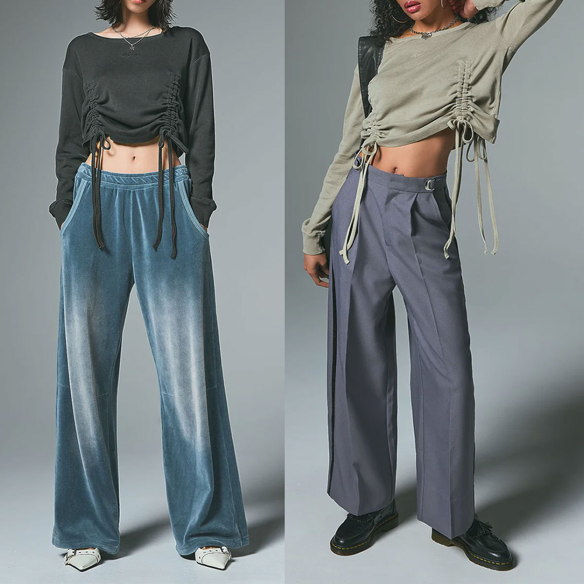 希少デザイン X-girlxFCRB 両袖ビックロ ゴ ロンT 希少デザイン X