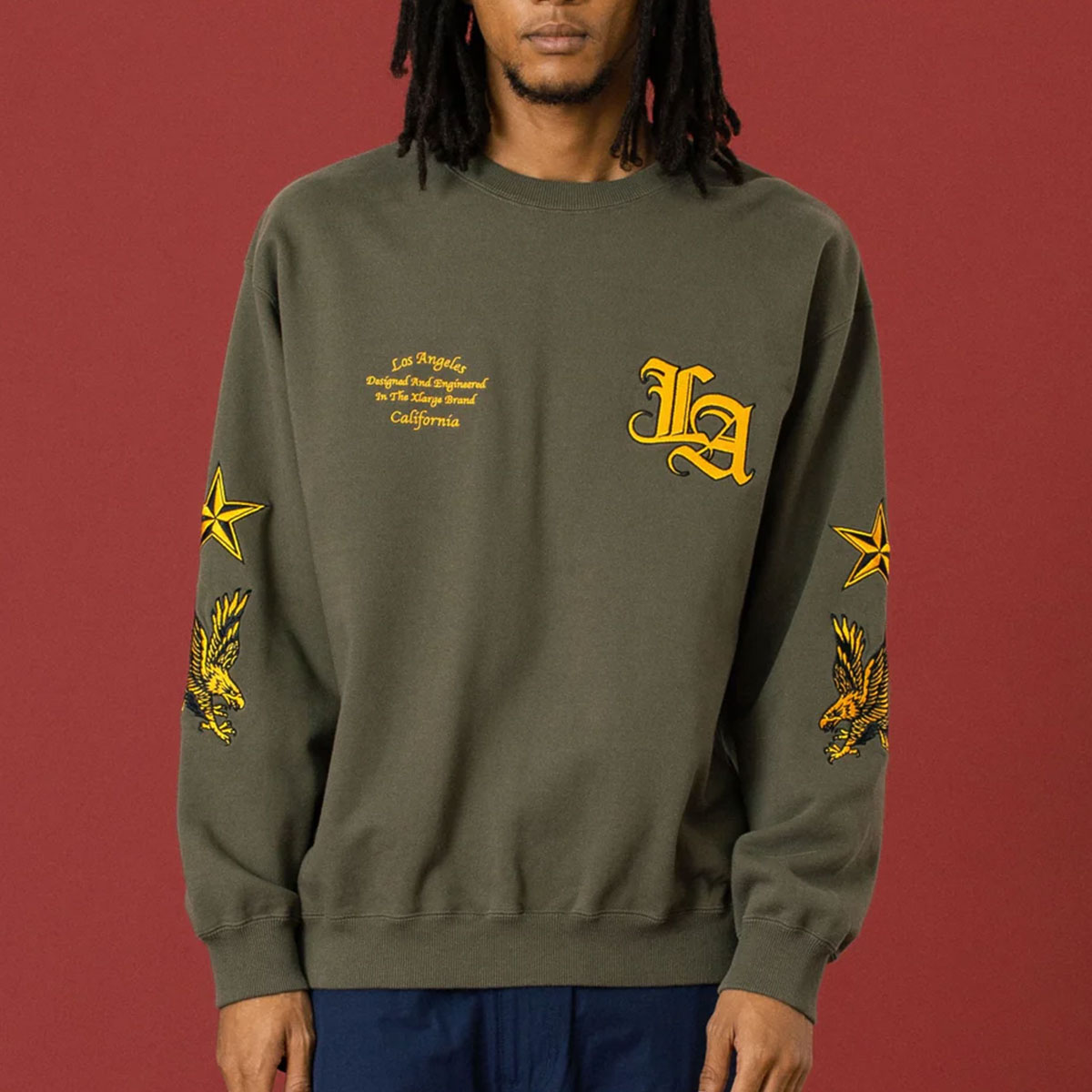 xlarge エクストラージ メンズ スウェットトレーナー トップス VARSITY