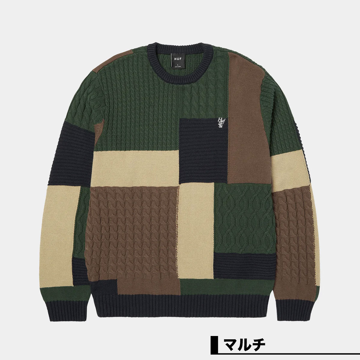 スケートボード MIND JOURNEY SWEATER / HUF MUSHROOM HUF（ハフ）の「MIND JOURNEY SWEATER / HUF MUSHROOM CAPSULE
