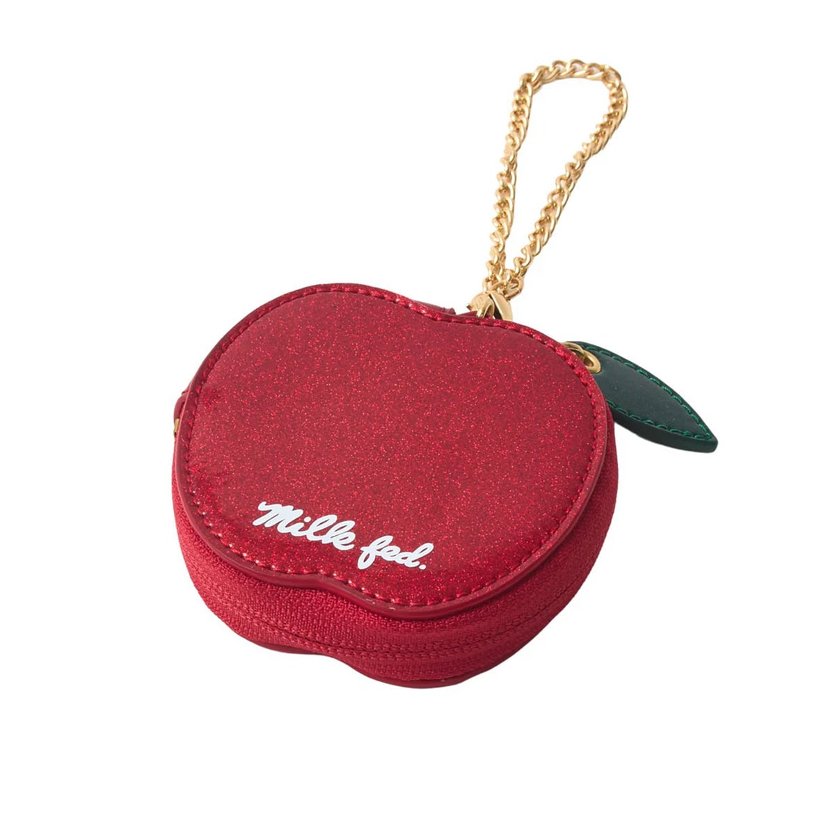 【新春セール】ミルクフェド マルチポーチ リンゴ アップル 全2色 イヤホン リップ スクバ コインケース 推し 人気ブランド MILKFED. 新作  | APPLE POUCH【103254054008】-ジャックオーシャンスポーツ