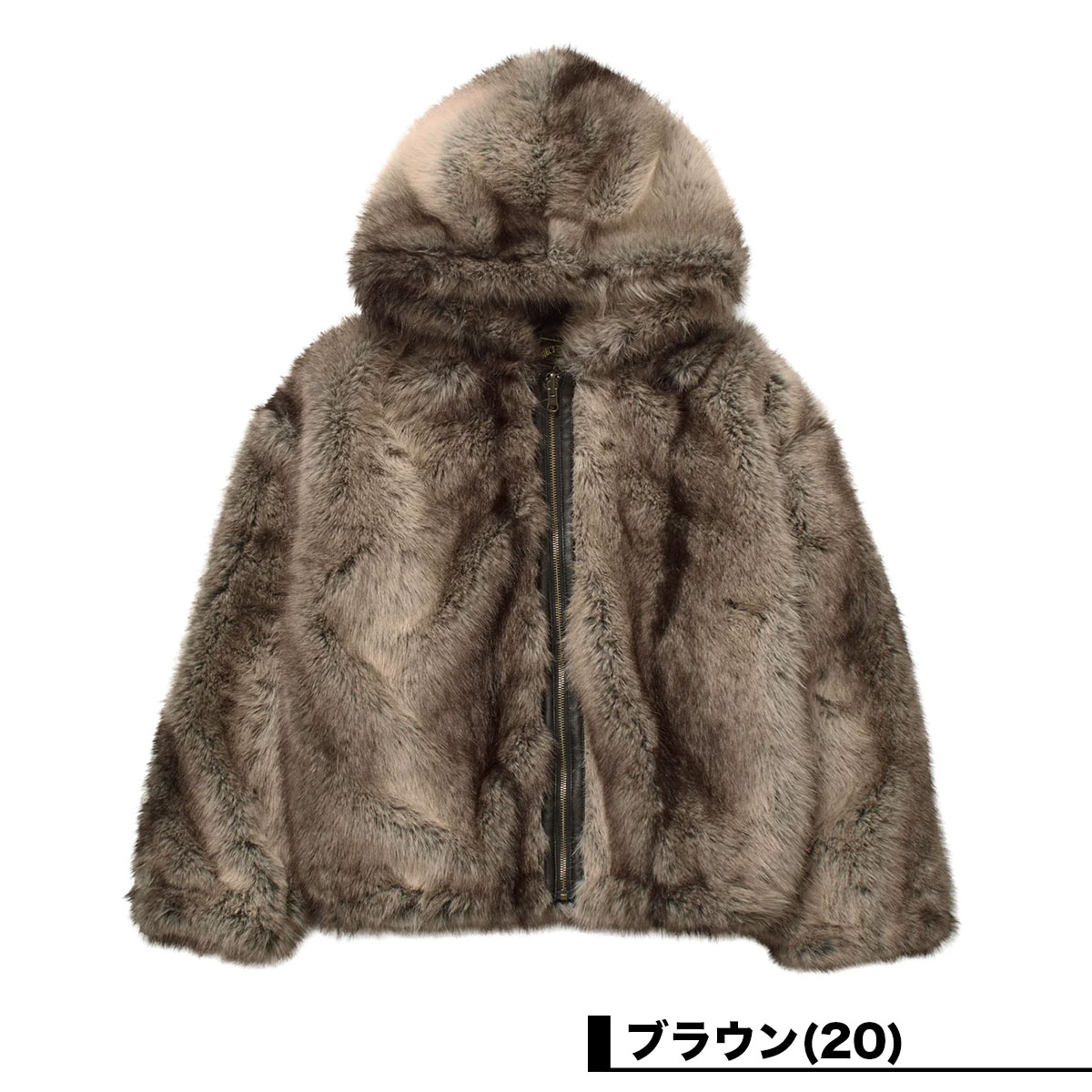 エックスガール フェイクファージャケット フード 全2色 M ストリート