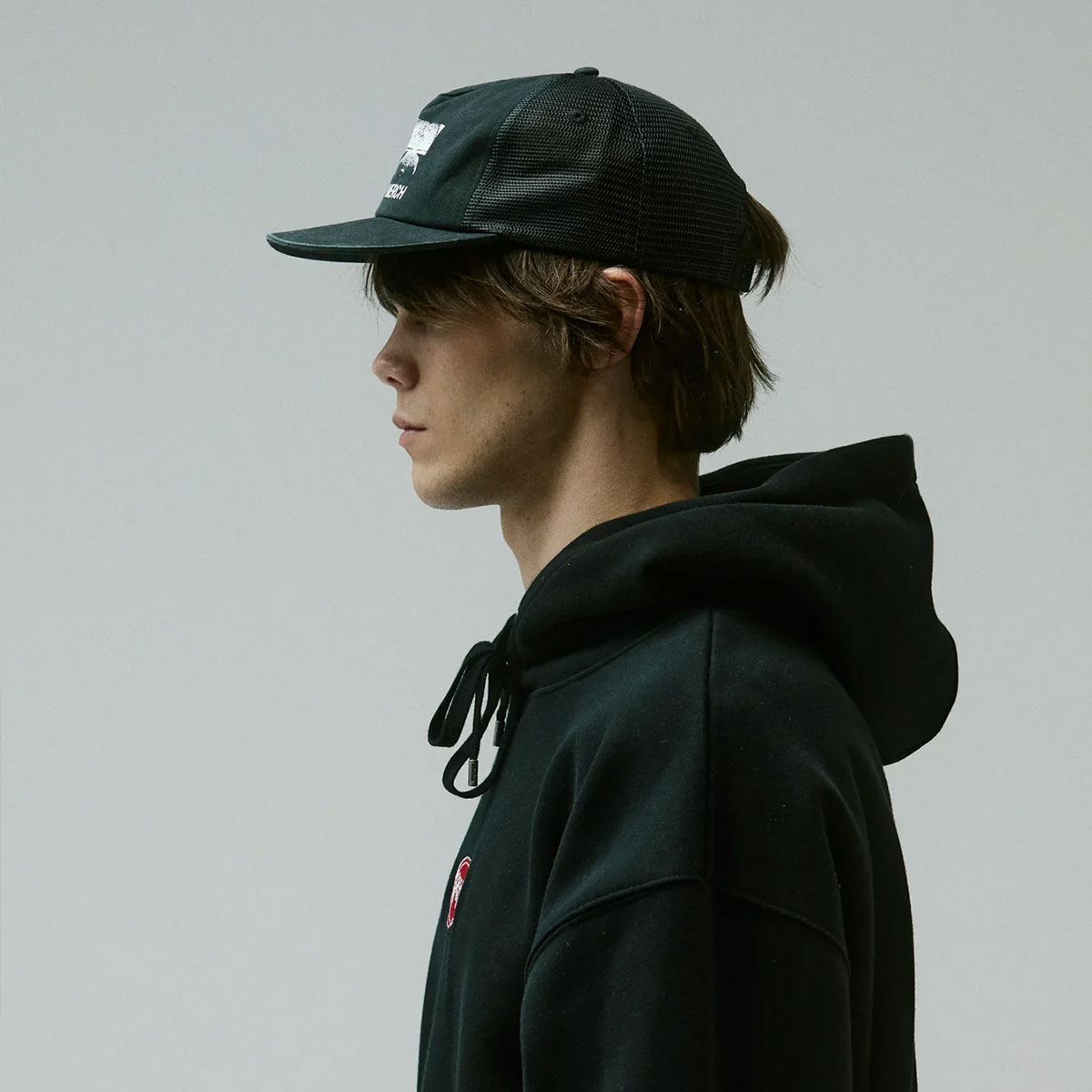 FORMER フォーマー メンズ メッシュキャップ 帽子 ロゴ サイズ調節 5