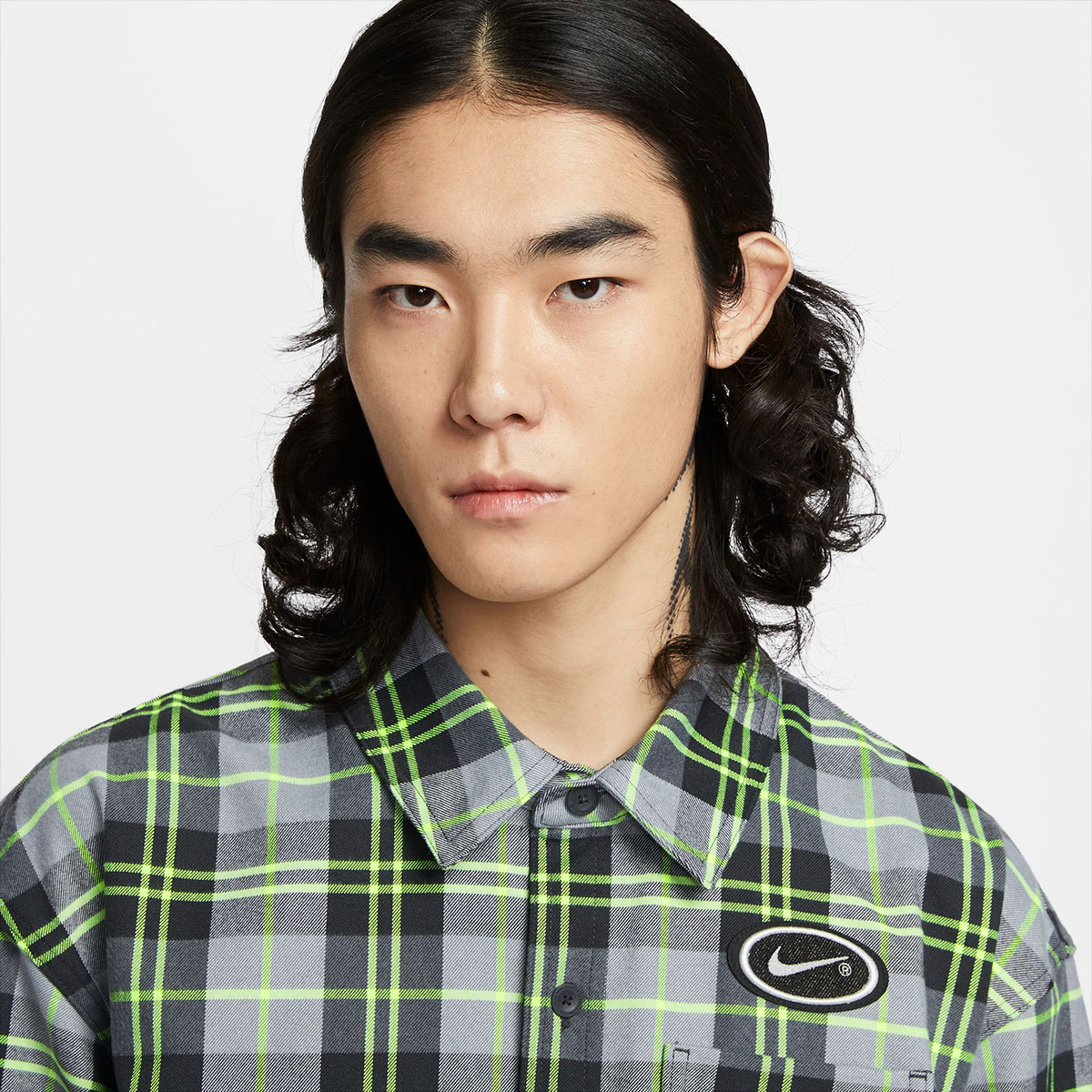 ナイキエスビー NIKE SB 長袖シャツ エリック・コストン コラボ ダーク