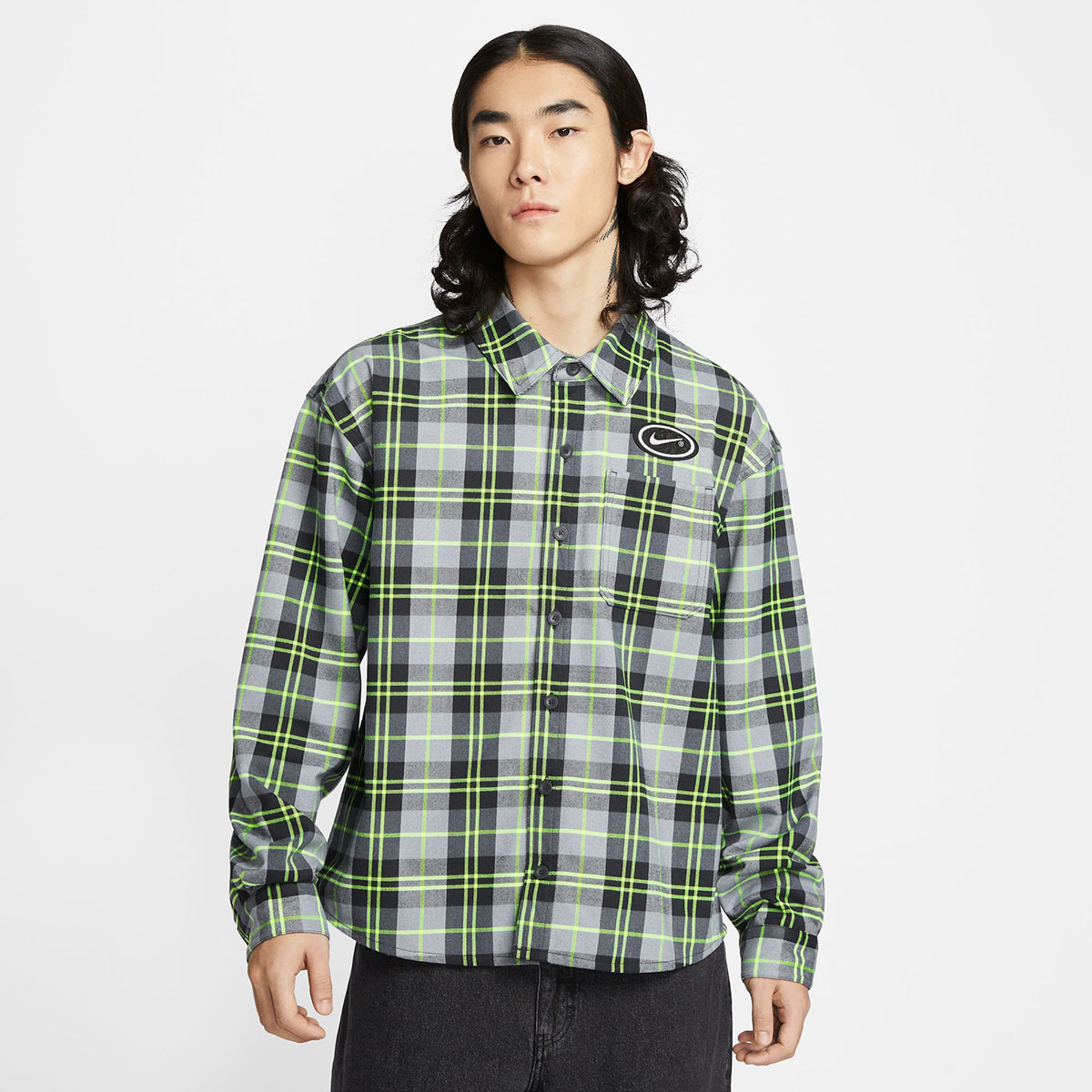 ナイキエスビー NIKE SB 長袖シャツ エリック・コストン コラボ ダーク