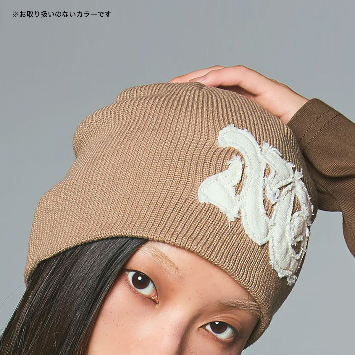 エックスガール レディース ビーニー ニット帽 帽子 シングル おしゃれ