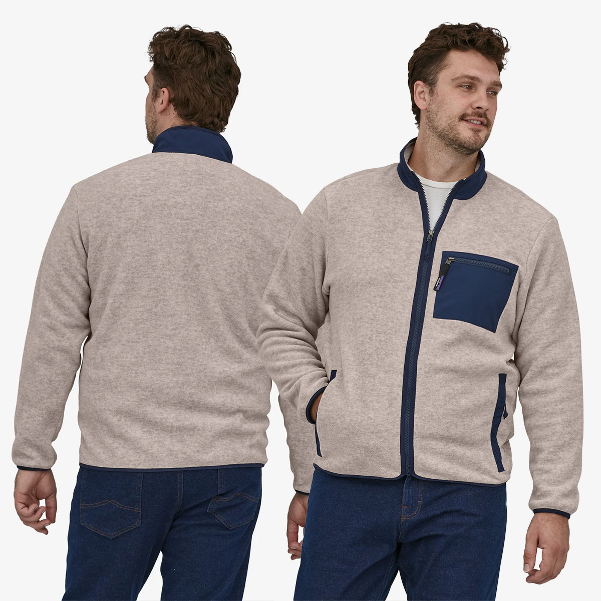 パタゴニア フリース ジャケット メンズ アウター 羽織り ポケット ジッパー シンチラ Men's Synchilla Fleece Jacket  人気ブランド PATAGONIA 通販 2023 新作 おしゃれ 【22991】-ジャックオーシャンスポーツ