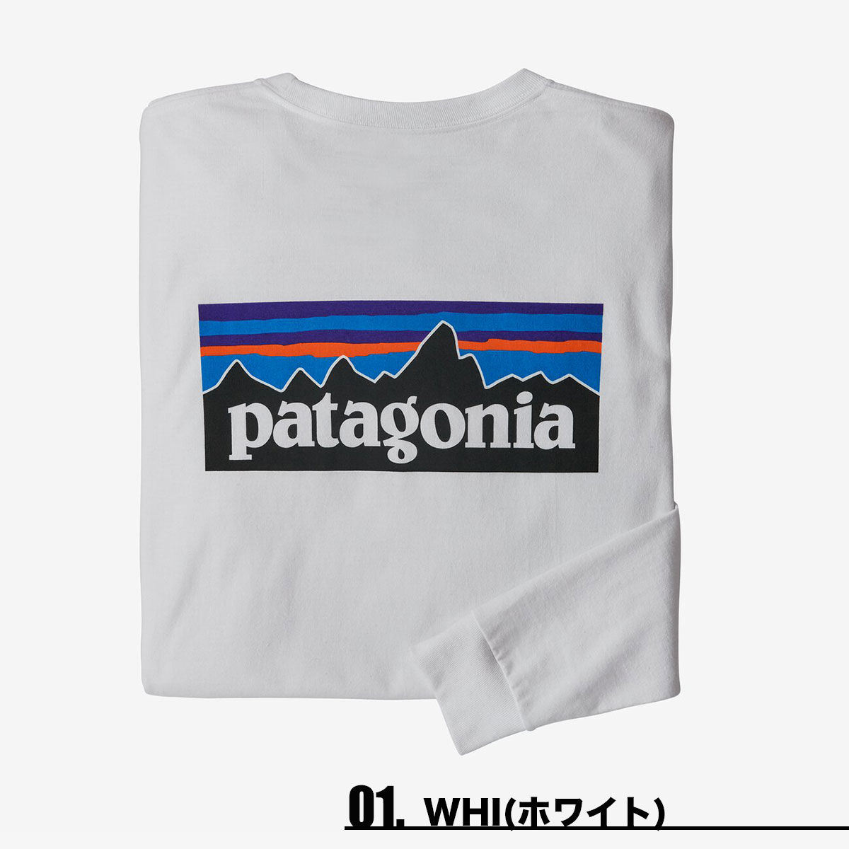 パタゴニア ロンT 長袖 Tシャツ メンズ・ロングスリーブ・P-6ロゴ 