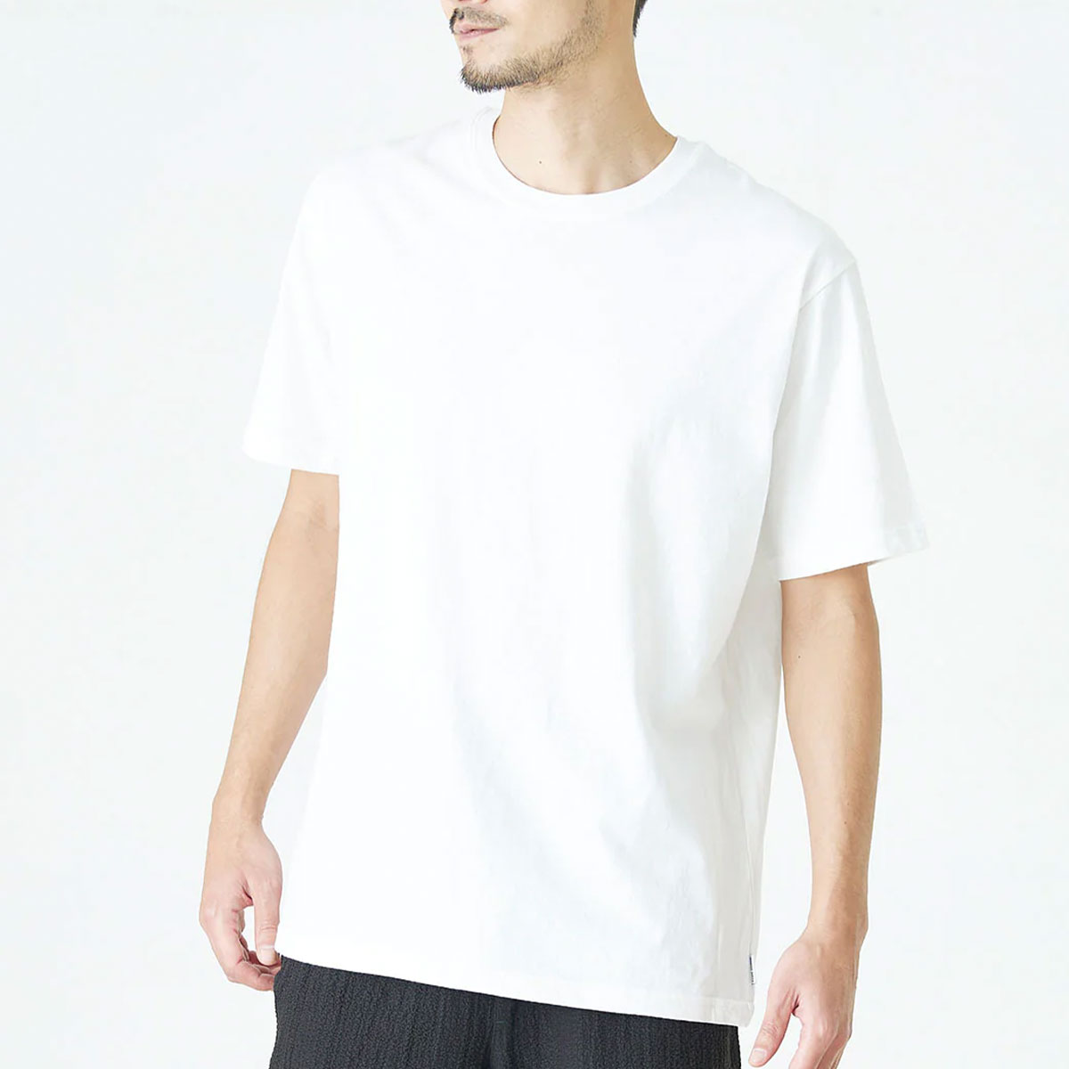 バンクス Tシャツ メンズ 半袖 ロゴ シンプル 無地 LABEL TEE 白 黒 紺