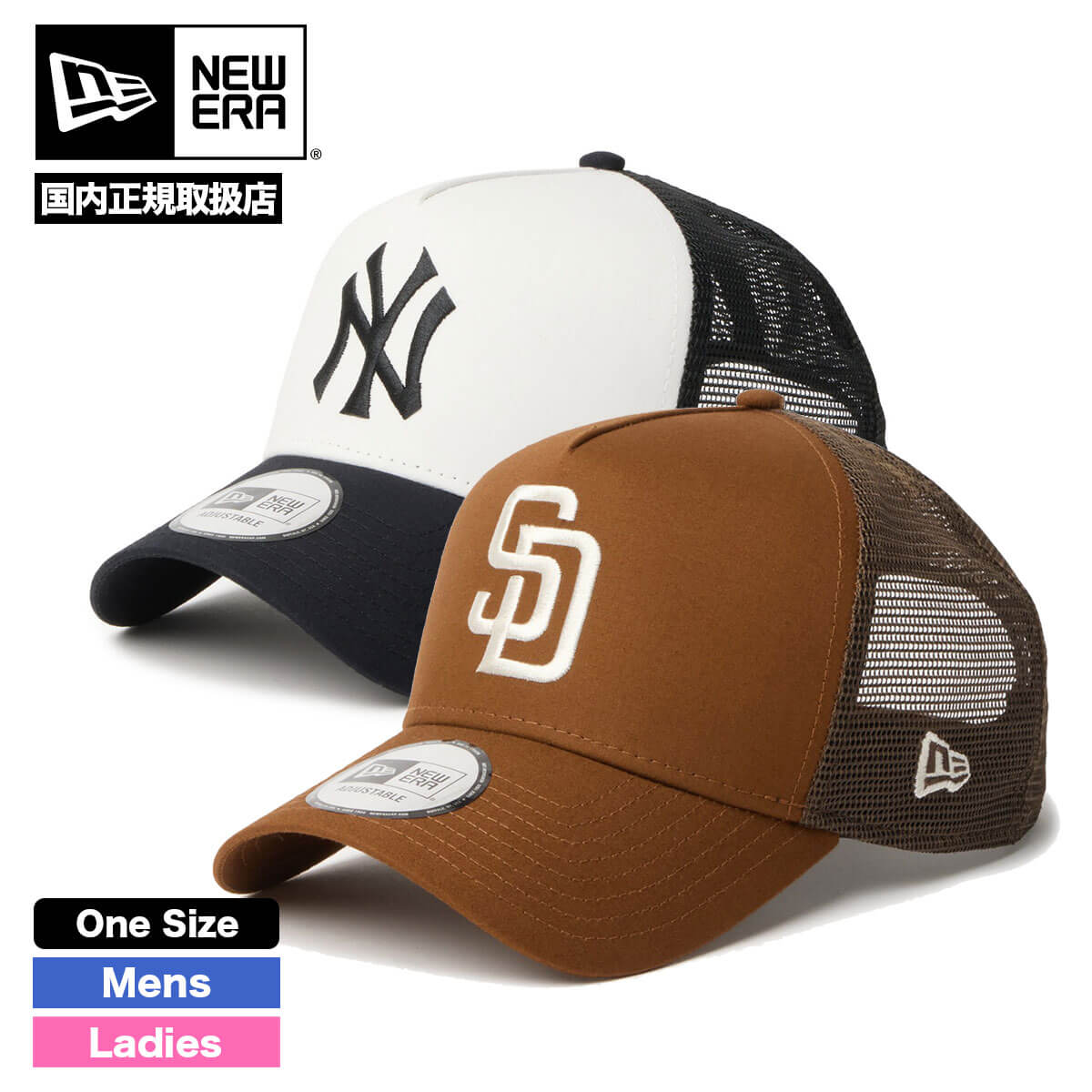 NEW ERA 9FORTY A-Frame トラッカー Typewriter MLB メッシュキャップ