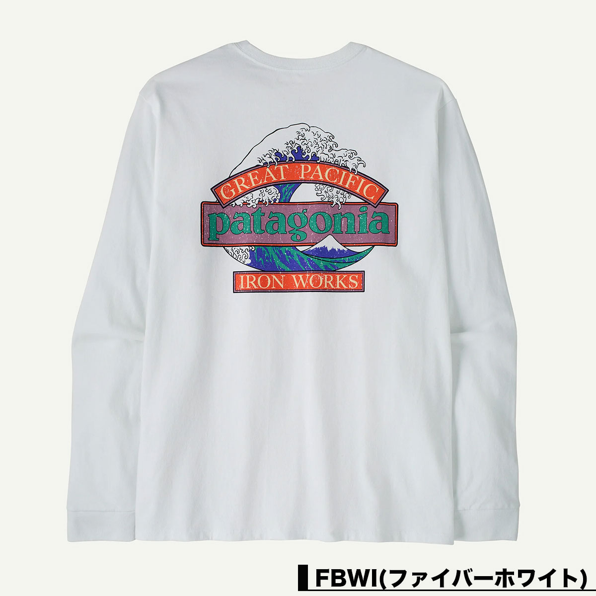 Patagonia パタゴニア メンズ 長袖Tシャツ ロンT トップス 北斎 S M L