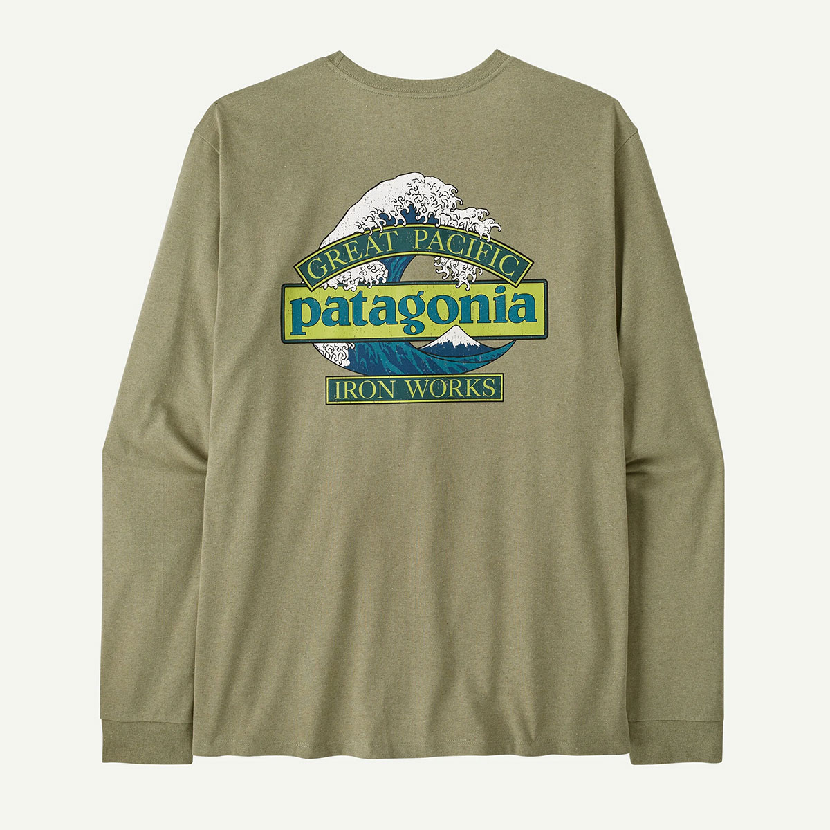 Patagonia パタゴニア メンズ 長袖Tシャツ ロンT トップス 北斎 S M L