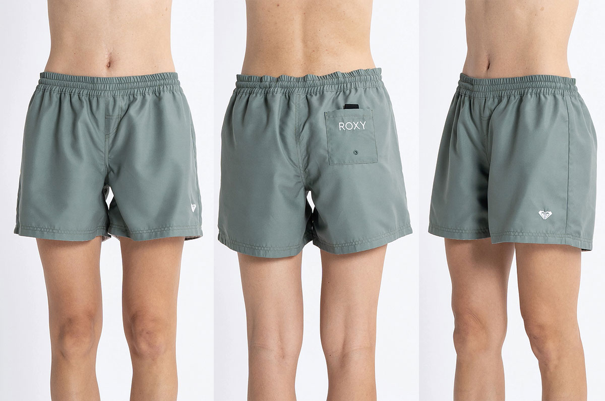 【10%OFF サマーセール 】ロキシー ROXY ボードショーツ 水着 レディース サーフパンツ リバーシブル 無地 ボーダー REVERSIBLE  SHORTS 夏 海 プール 旅行 人気ブランド【RBS231040】-ジャックオーシャンスポーツ